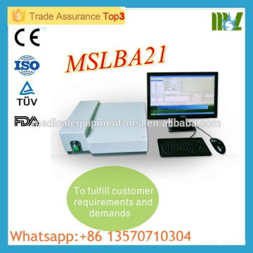 MSLBA21M High quality Protable Semiautomatic biochemistry analyzer work with computer